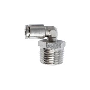 Metal Pu Fitting Elbow 6mm 1/2' M